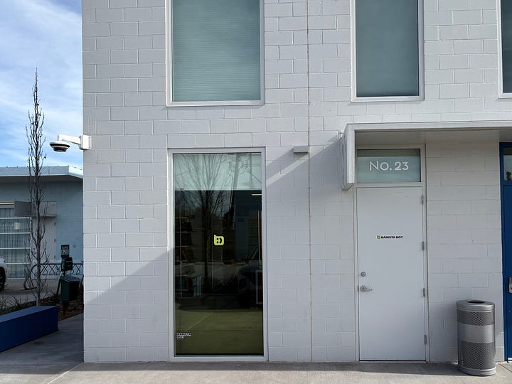 Barista Bot Showroom