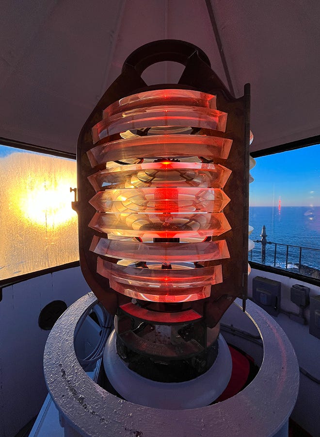 Nubble Light's Fresnel lens