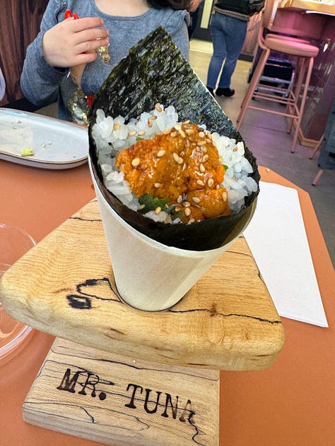 Mr. Tuna Hand Rolls