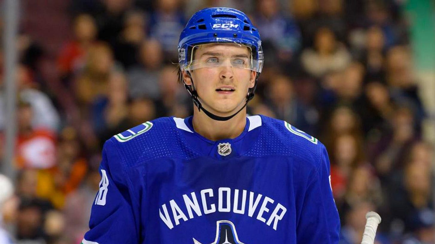 Jake Virtanen has his KHL deal torn up for contract violations - HockeyFeed Jake Virtanen has his KHL deal torn up for contract violations - HockeyFeed