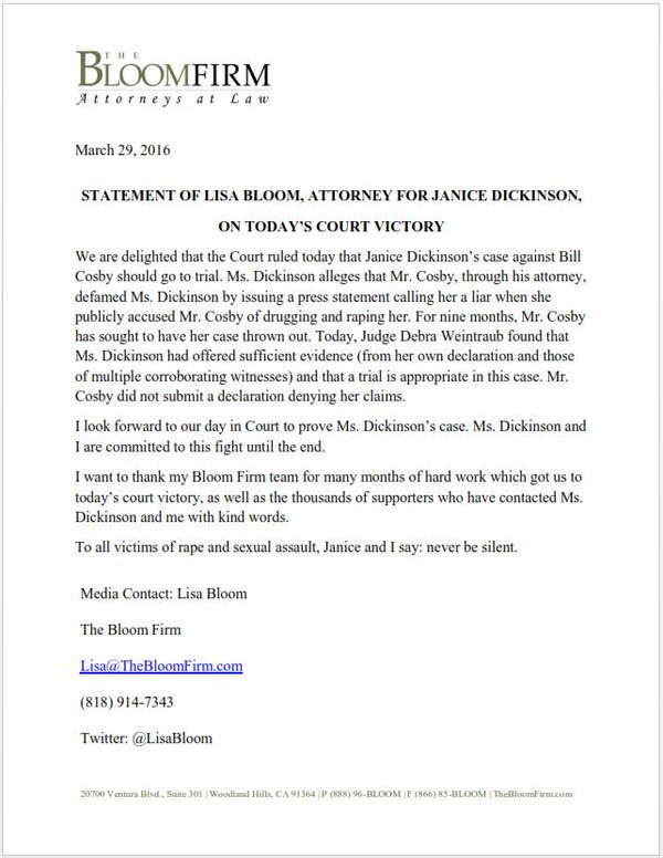 janice dickinson press release janice dickinson press release