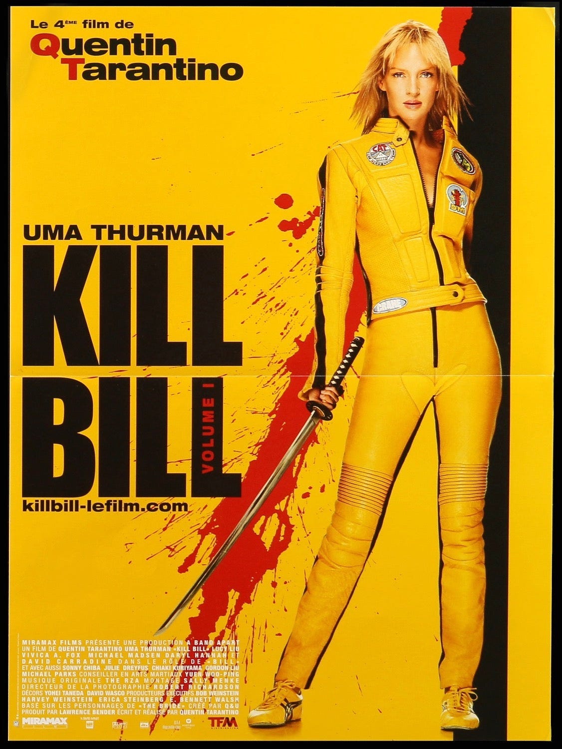 Kill Bill: Vol. 1 (2003) Original French Petite Movie Poster - Original  Film Art - Vintage Movie Posters