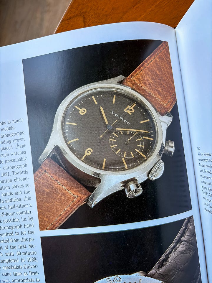 Movado military chronograph prototype