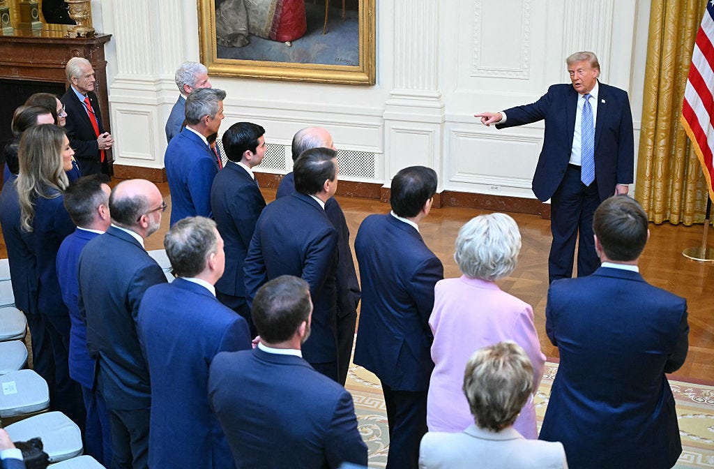 A 'D' and a bunch of 'B's — my report card for the media covering Trump's awful speech