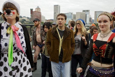 Of course there are women in clown makeup and bustiers Of course there are women in clown makeup and bustiers