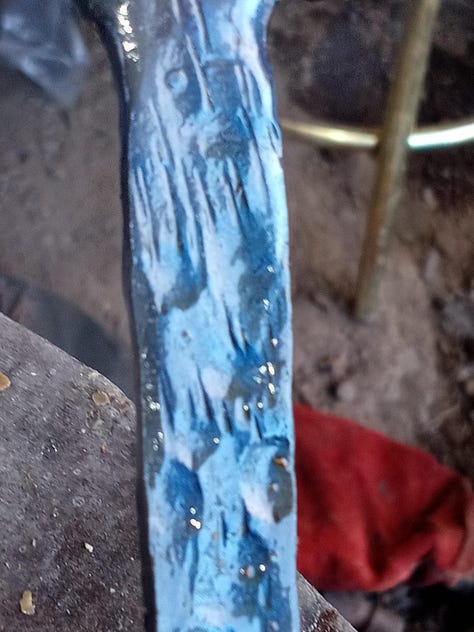 pictures of the finishing of the cross