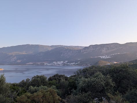 Second early morning hike along the Lycian Way
