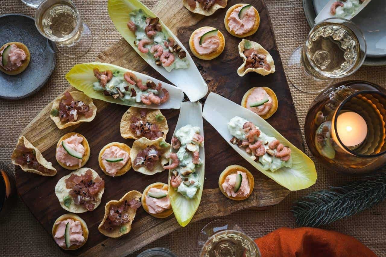 3x vishapjes voor bij de borrel 3x vishapjes voor bij de borrel