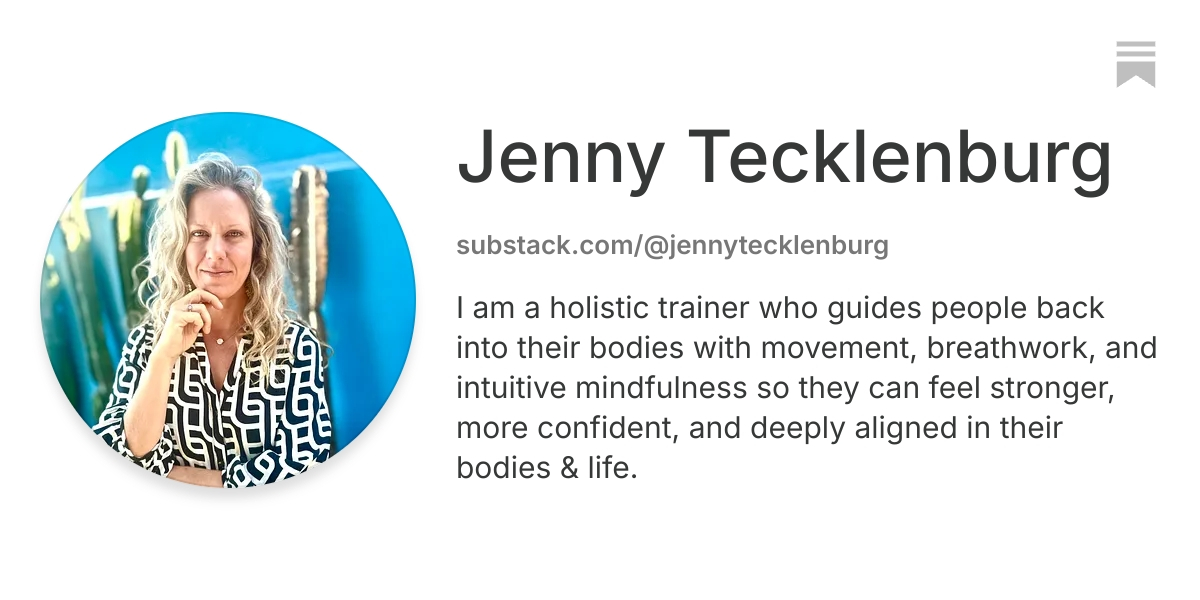 Jenny Tecklenburg | Substack