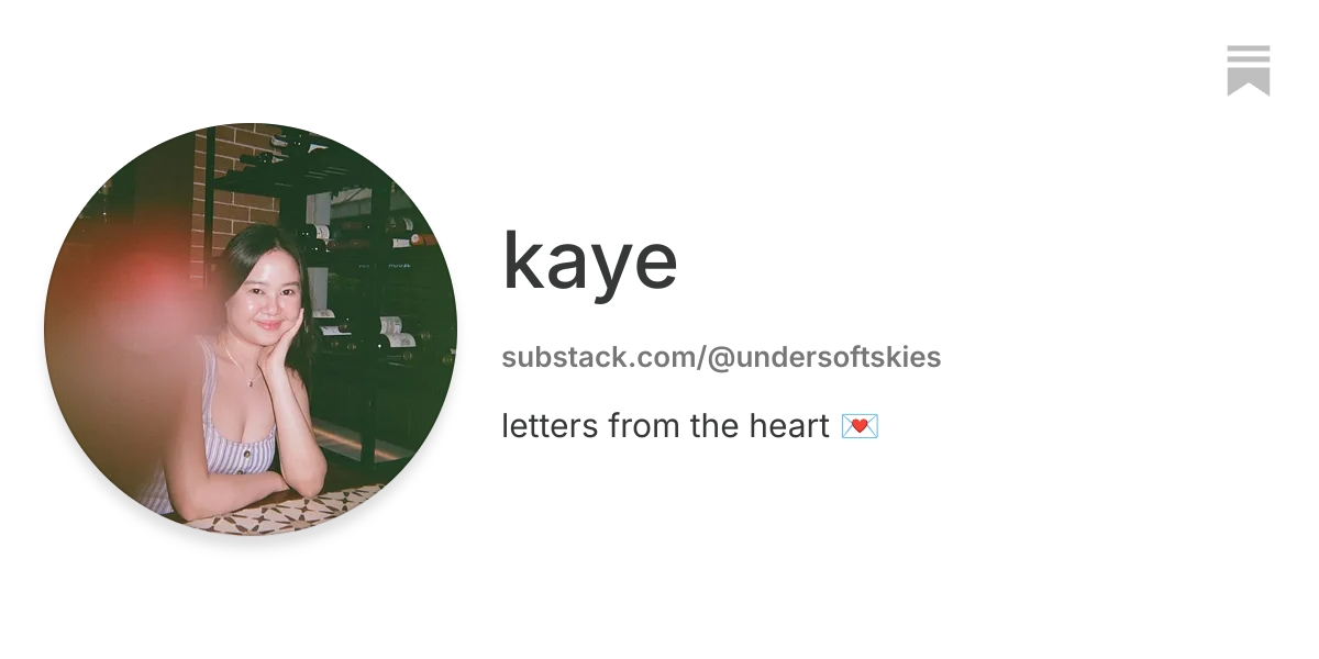 kaye | Substack