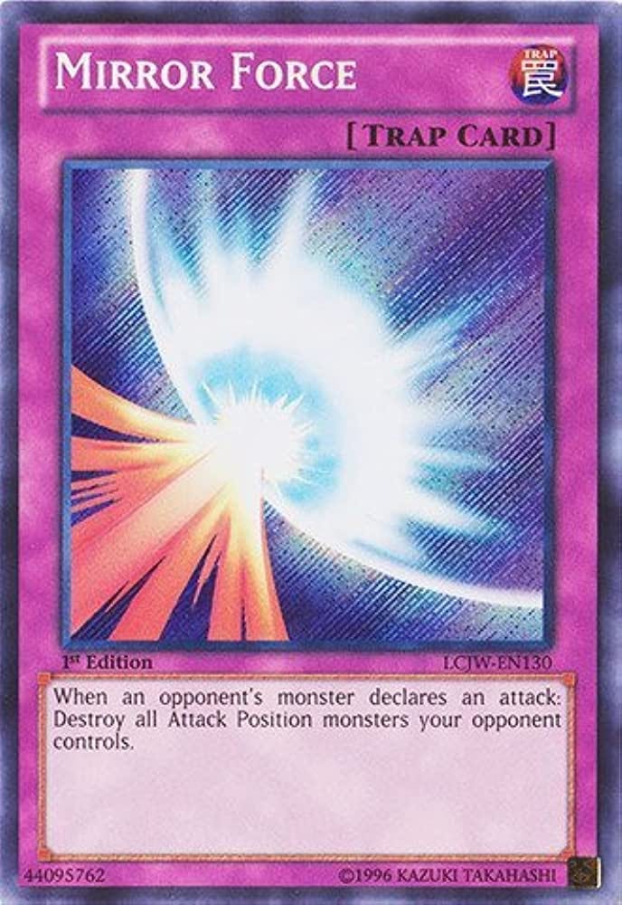 Amazon.com: YU-GI-OH! - Mirror Force (LCJW-EN130) - Legendary Collection 4: Joey's World - 1st Edition - Secret Rare : Toys & Games Amazon.com: YU-GI-OH! - Mirror Force (LCJW-EN130) - Legendary Collection 4: Joey's World - 1st Edition - Secret Rare : Toys & Games