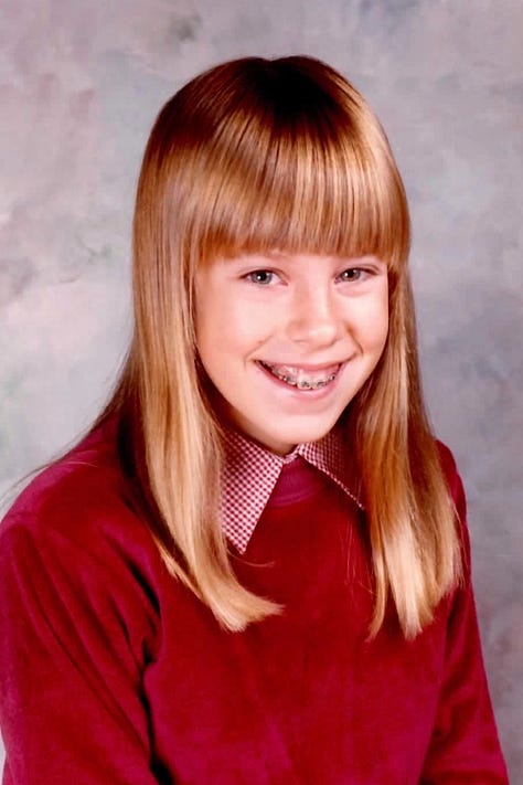 Six childhood images of memoir coach Christine Wolf, who recently published her first book.