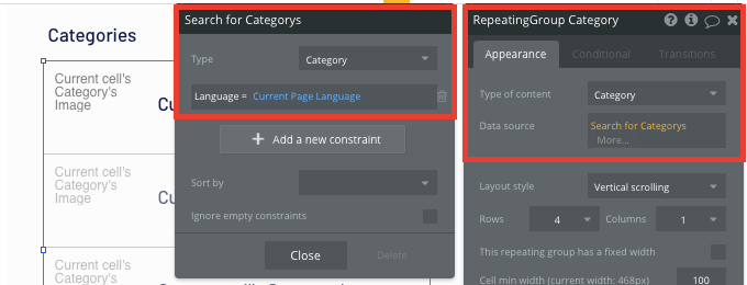 Tìm kiếm các danh mục với danh sách ngôn ngữ của các ứng dụng tương tự Duolingo.