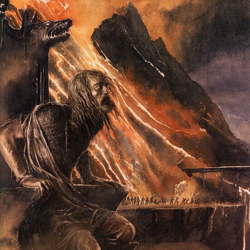 The Words of Húrin and Morgoth by Alan Lee