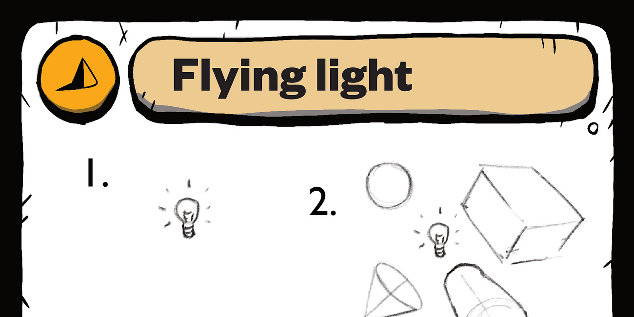 Draw Light on simple Forms