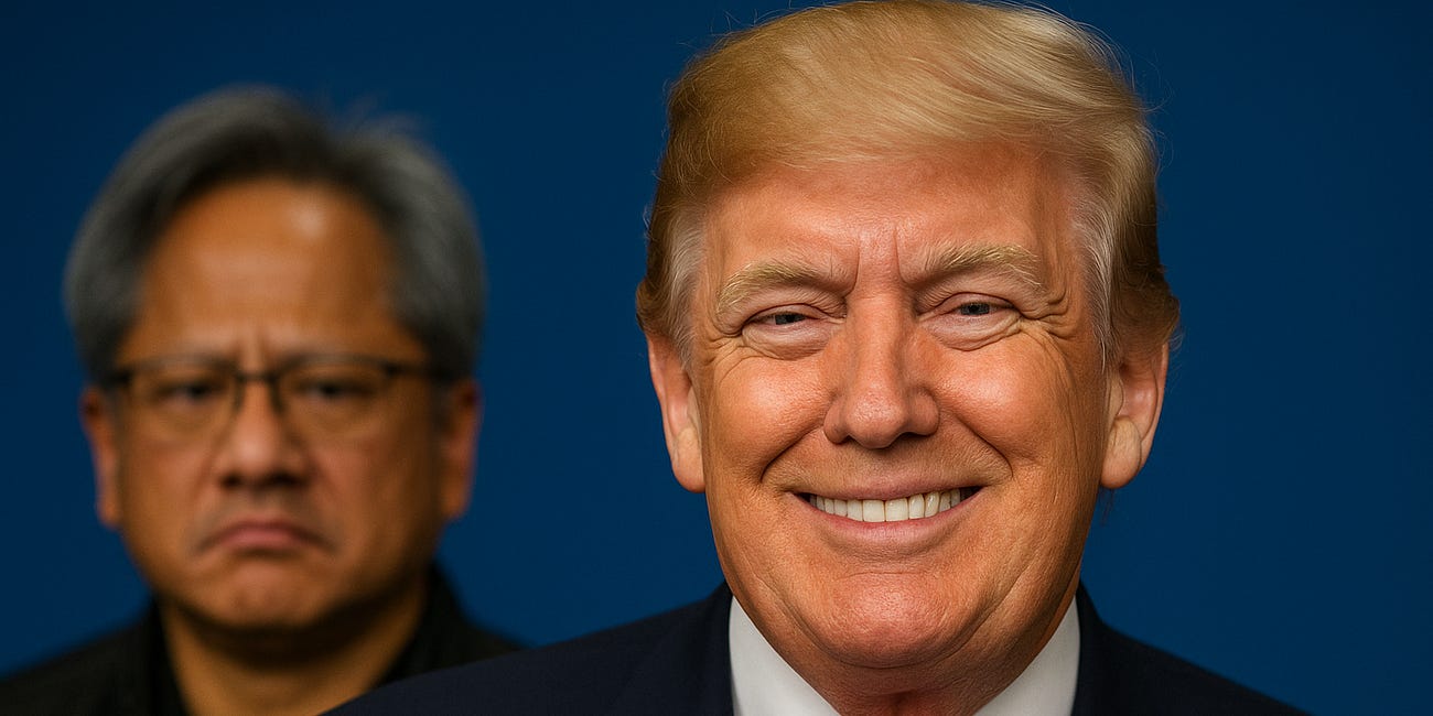 Trump chiede la percentuale a Nvidia e AMD per esportare chip IA in Cina