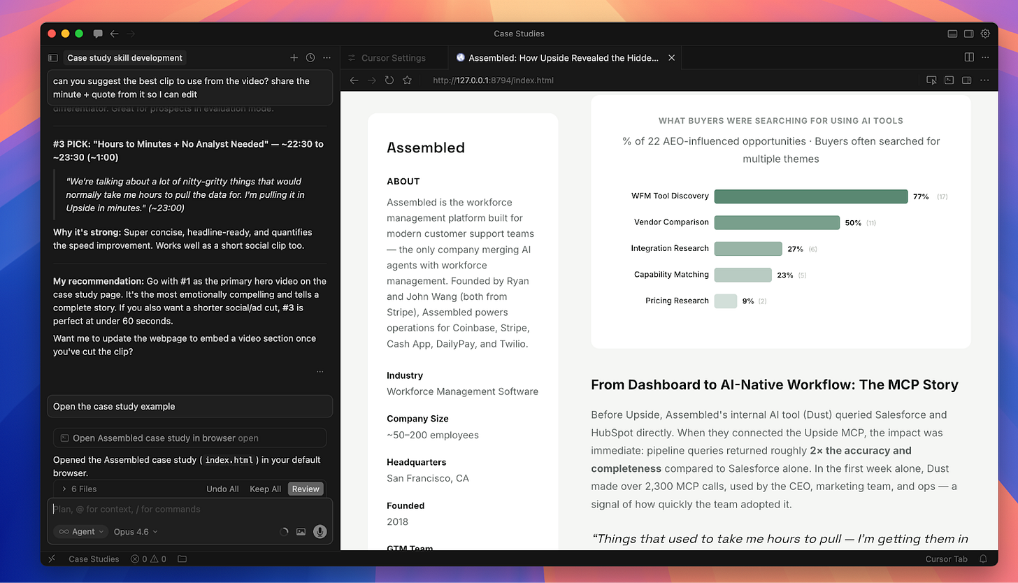 Cursor IDE building a case study with AI agents Cursor IDE building a case study with AI agents