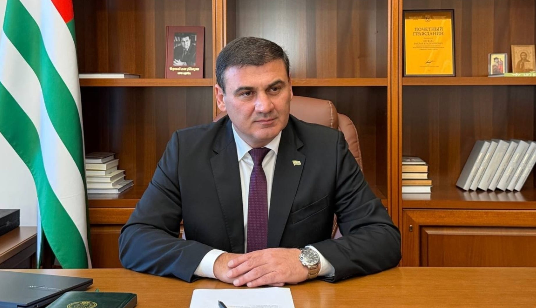 Vice-President of Abkhazia, Beslan Bigvava