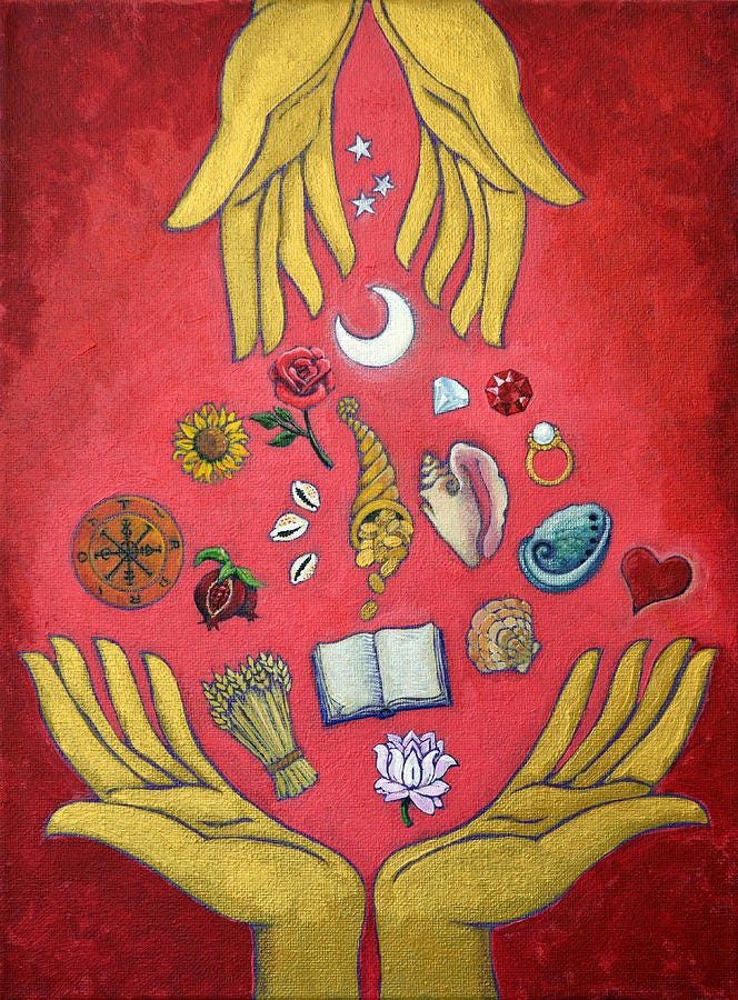 Generosity Painting by Jennifer Masters