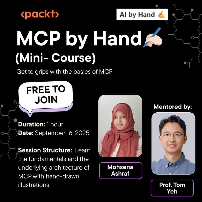 Cover Image for Model Context Protocol by Hand  ✍️ ( Mini Course)