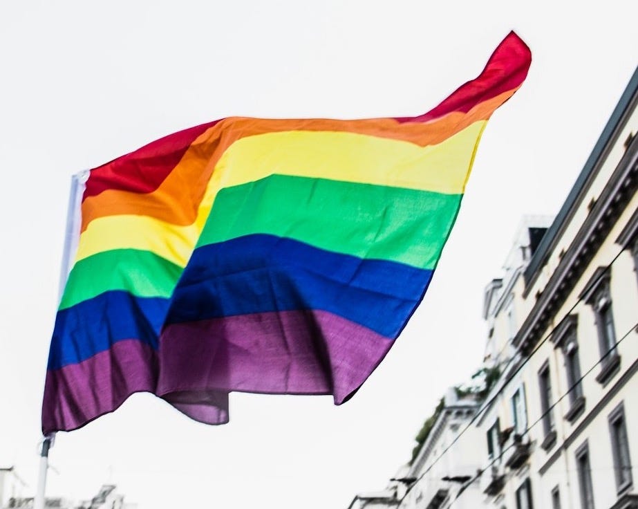 selective photo of flag