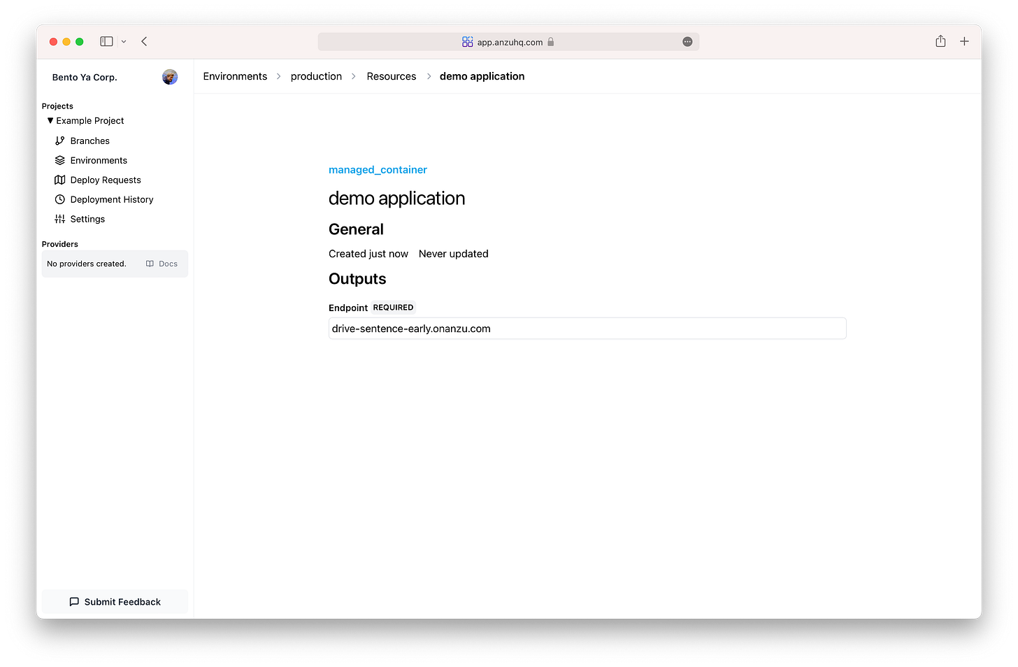 output view
