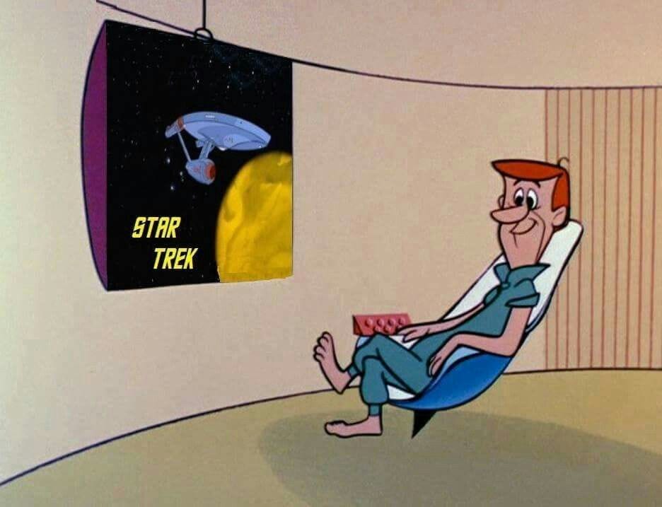 The Jetsons and Star Trek | #thejetsons #osjetsons #startrek #geek  #animation #animação