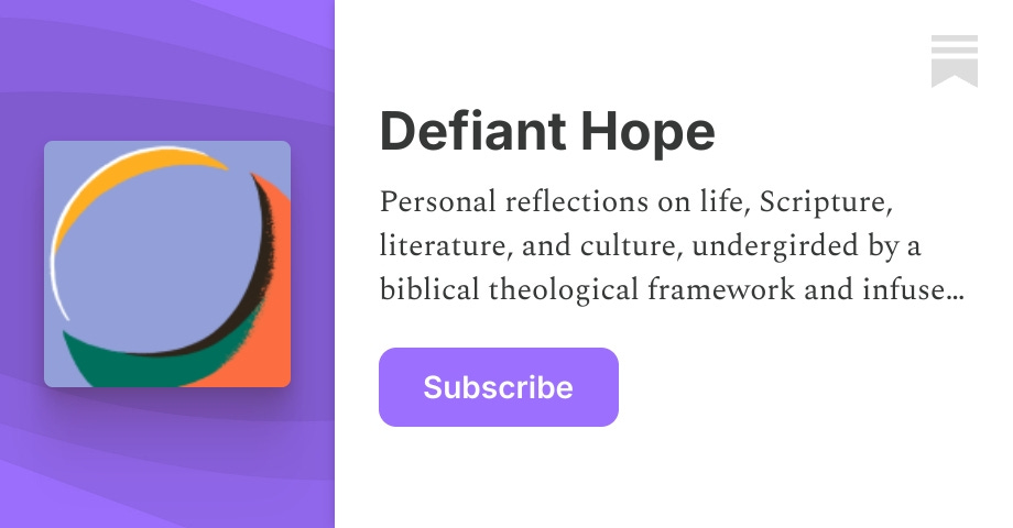 Defiant Hope Andrew Colbert Substack