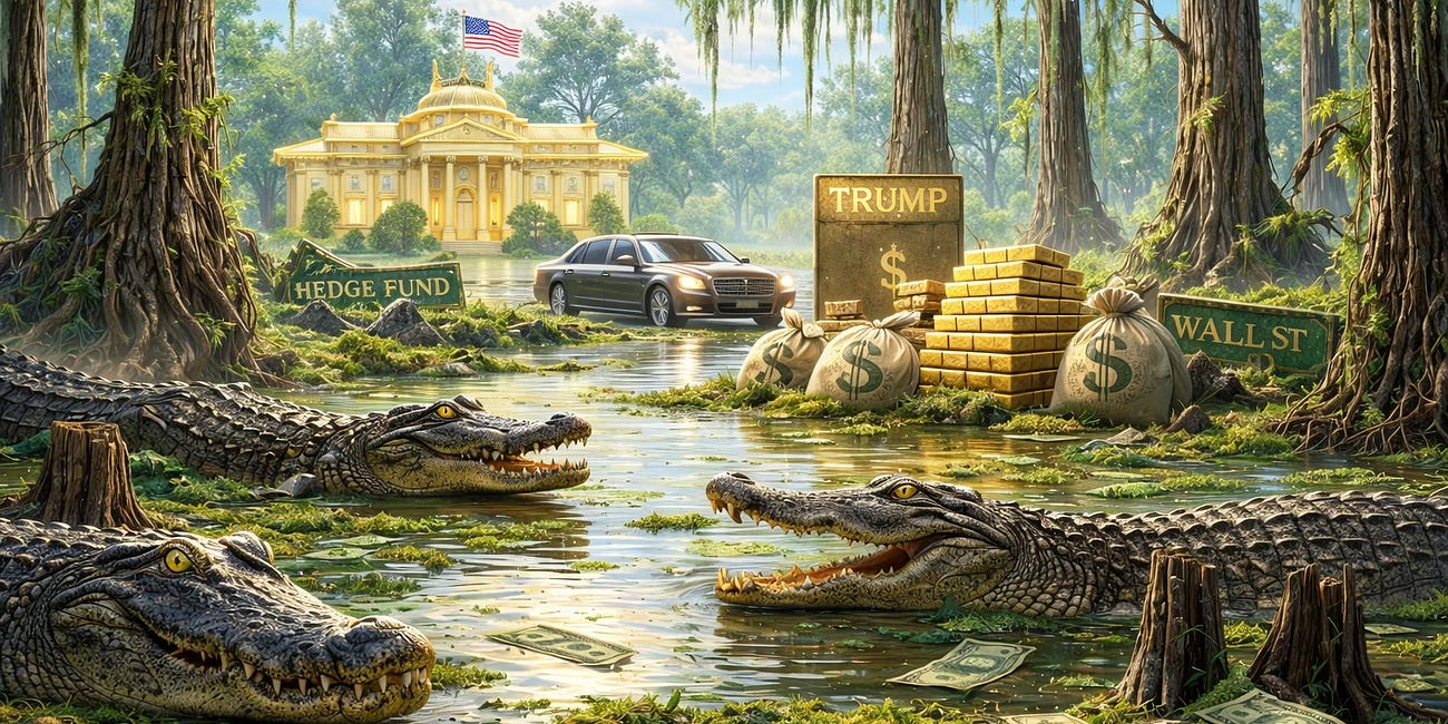 Dear MAGA Voter: He Played You — The Swamp Wasn’t Drained, It Was Sold to Billionaires