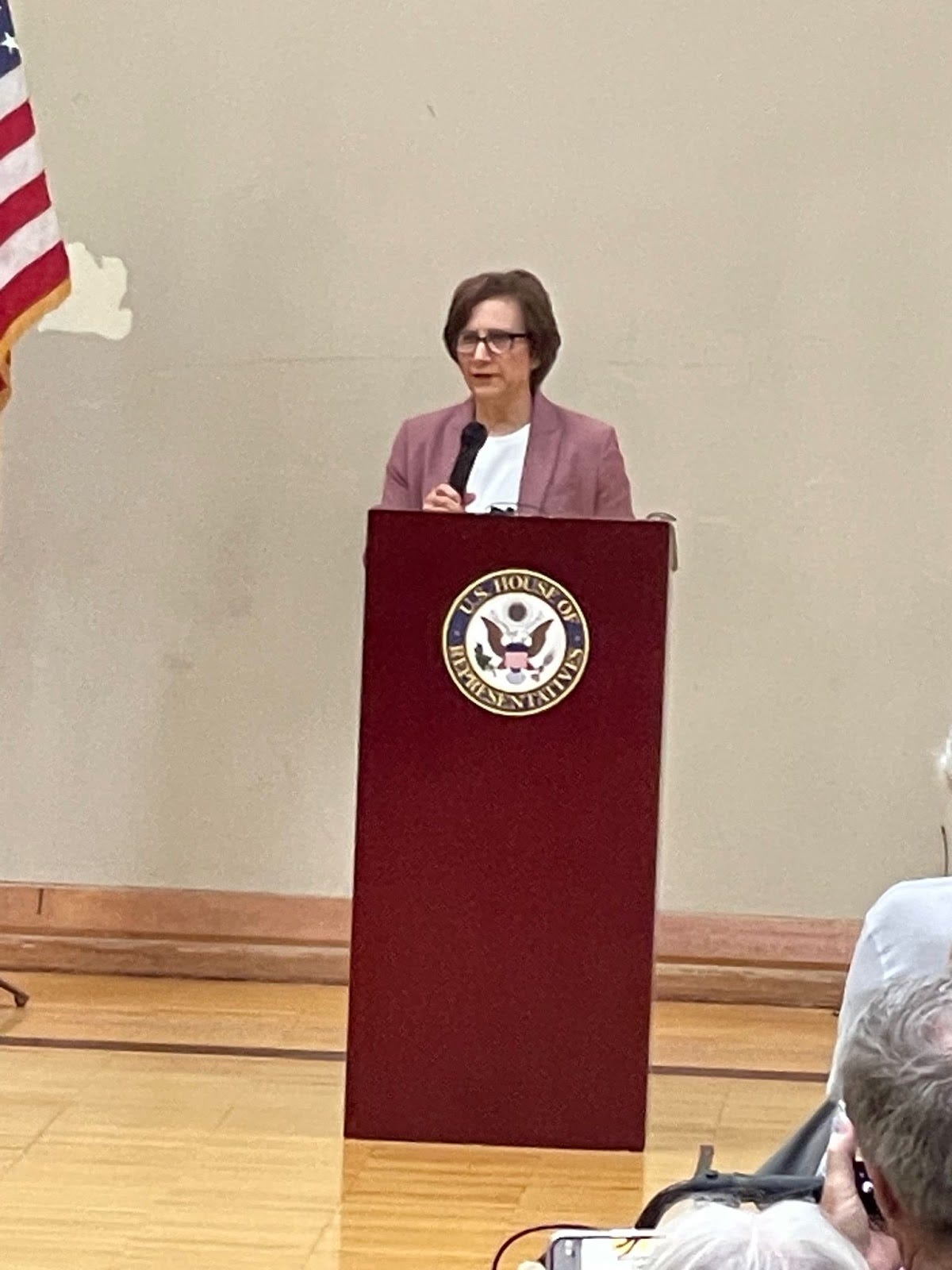 Rep. Bonamici at Town Hall in Hissboro, OR