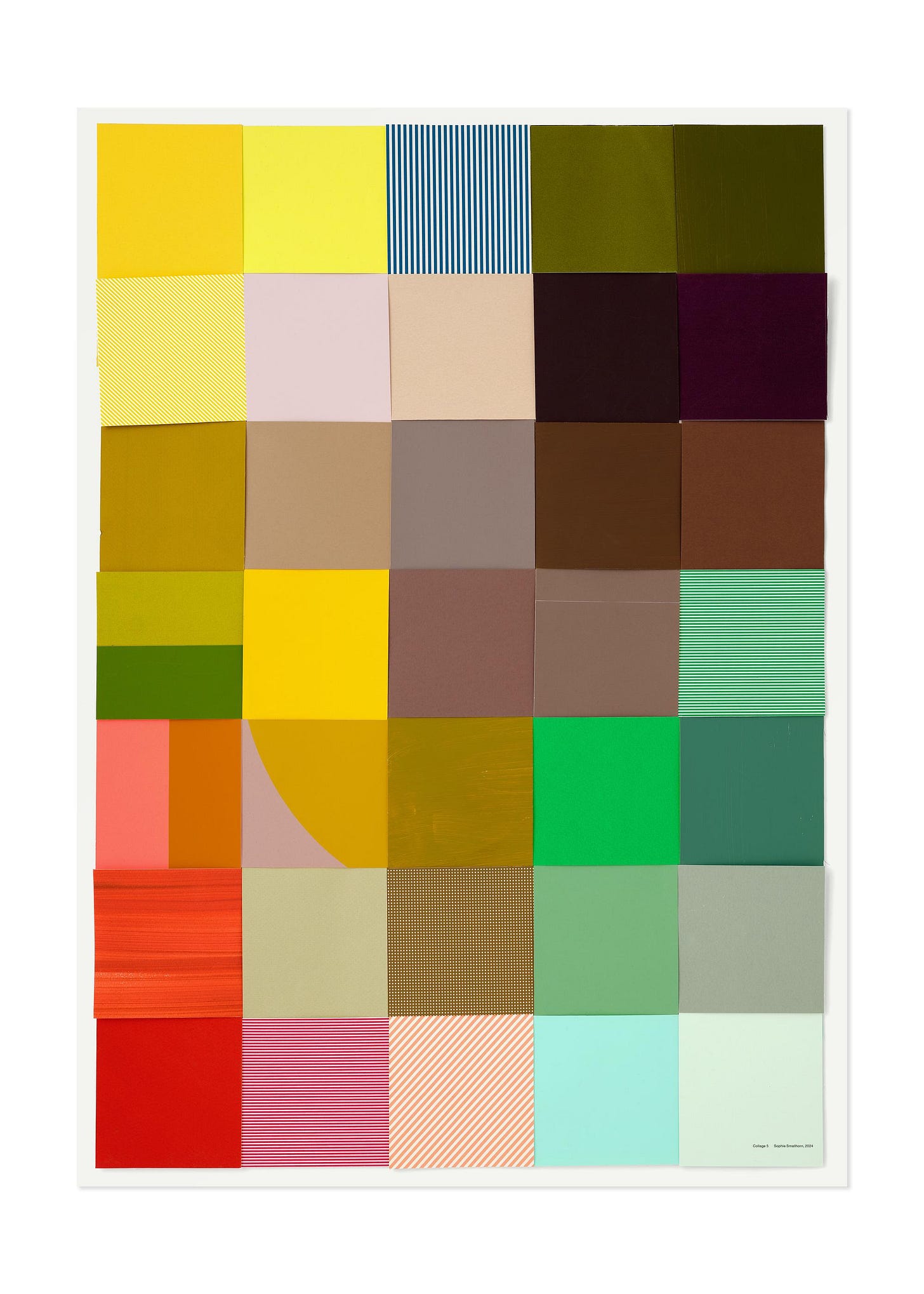 Sophie Smallhorn Collage art poster