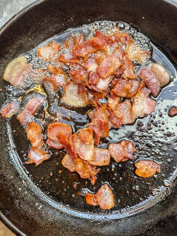 Try this Maple Bacon Cabbage recipe! Roasted cabbage wedges with crispy bacon and a homemade maple Dijon dressing. Easy, flavorful, gluten-free side dish for fall dinners, Thanksgiving, or meal prep. #vegetableside #cabbagerecipes #shutterbean