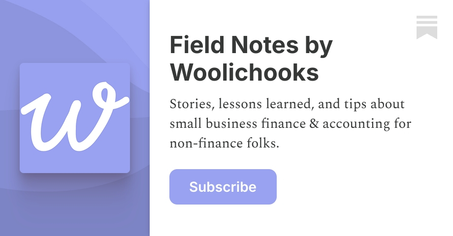 Field Notes by Woolichooks | Anwuli Chukwurah | Substack