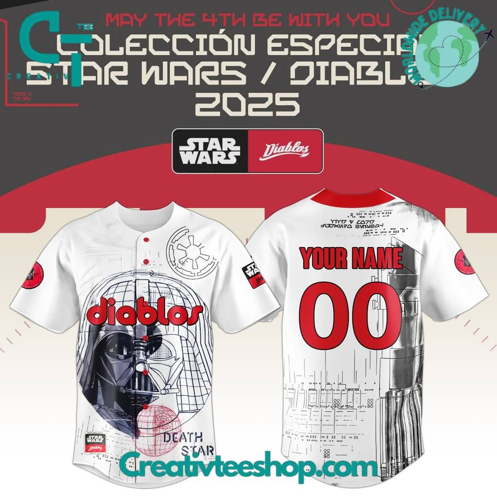Diablos Rojos del Mexico x Star Wars Night 2025 Special Baseball