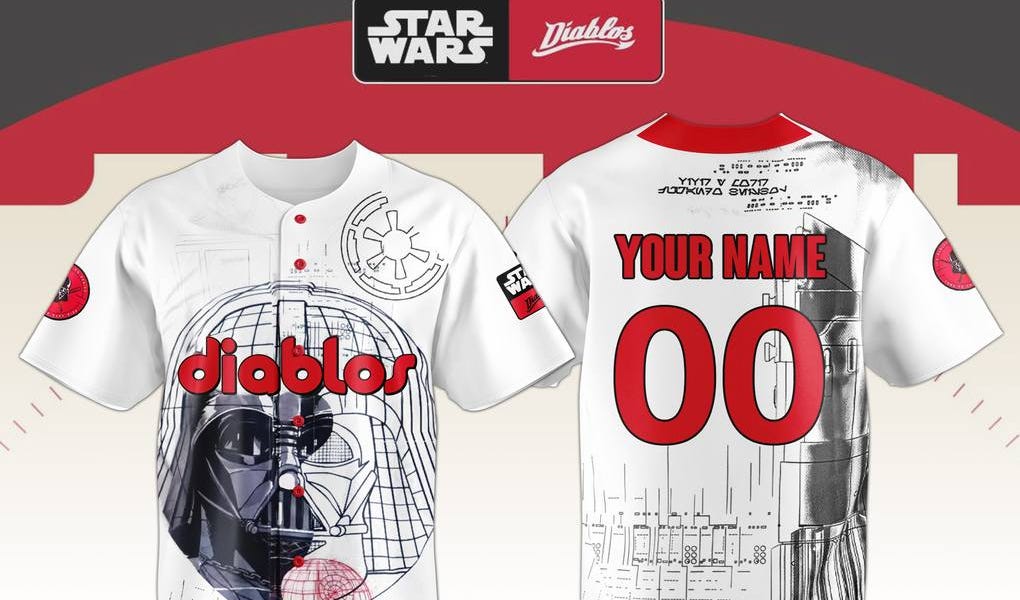 Diablos Rojos del Mexico x Star Wars Night 2025 Special Baseball