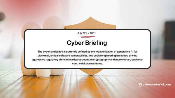 Cyber Briefing – July 6, 2026 – CyberMaterial