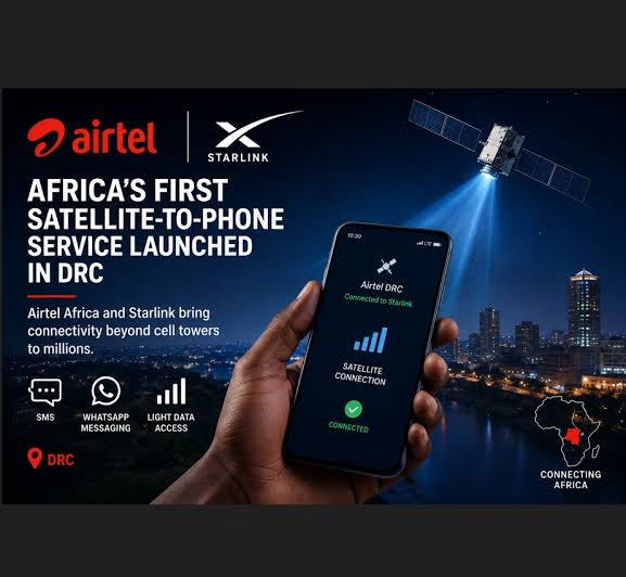 Airtel & Starlink direct-to-cell service, AI generated Airtel & Starlink direct-to-cell service, AI generated