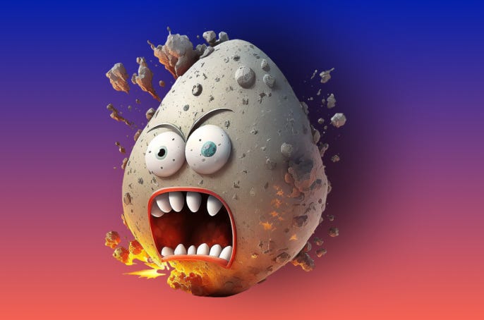 Meteor craze and the high strangeness narrative