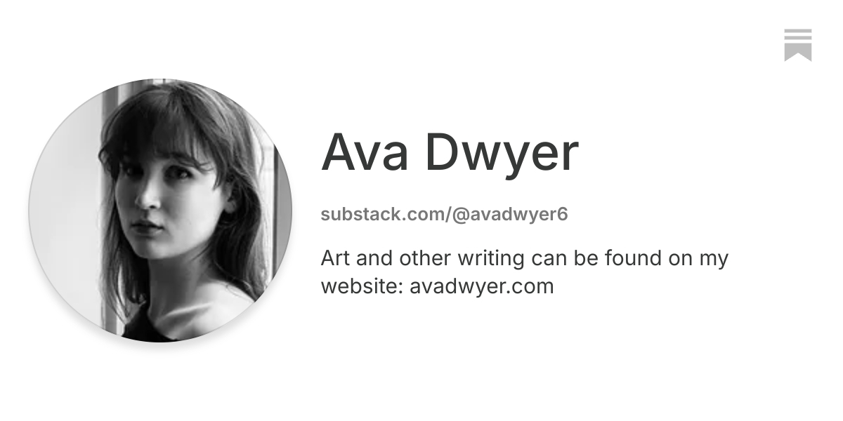Ava Dwyer | Substack