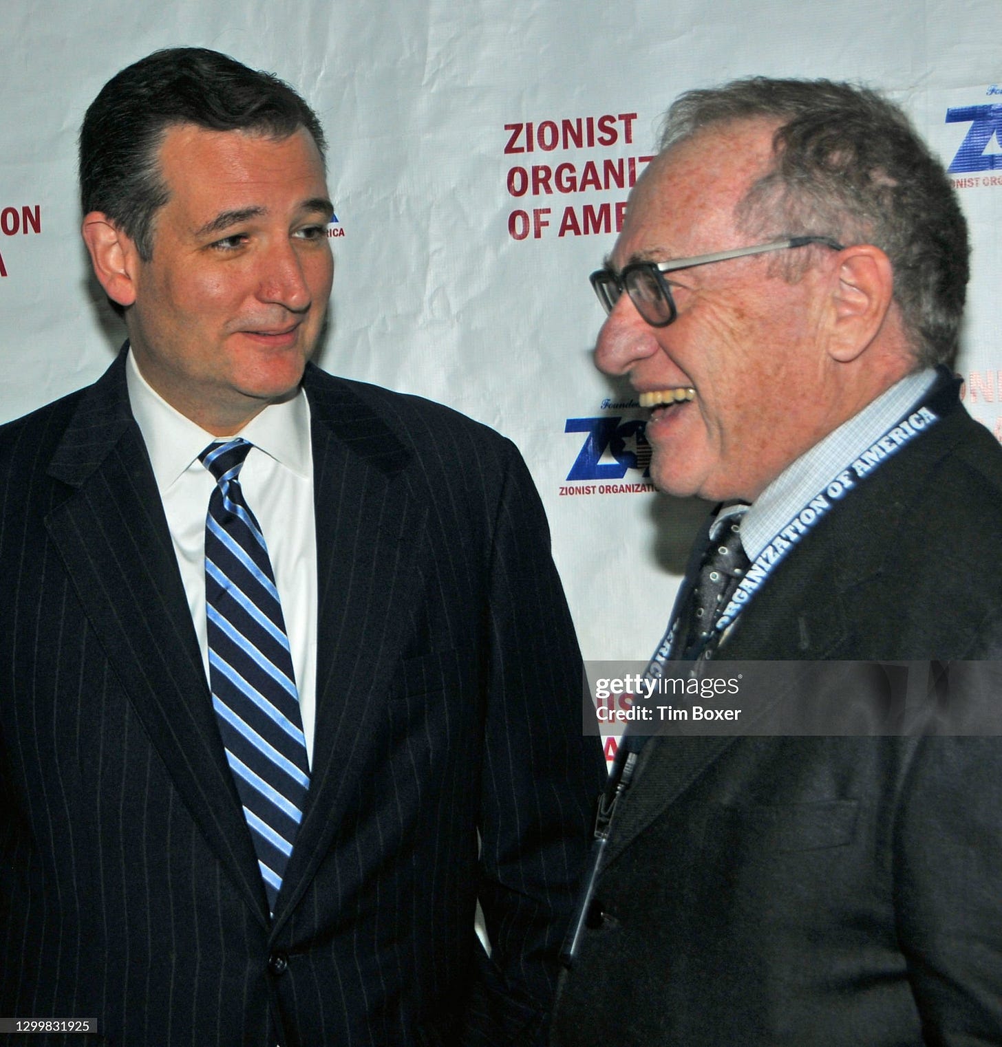 Cruz & Dershowitz At Zionist Organization Of America Dinner