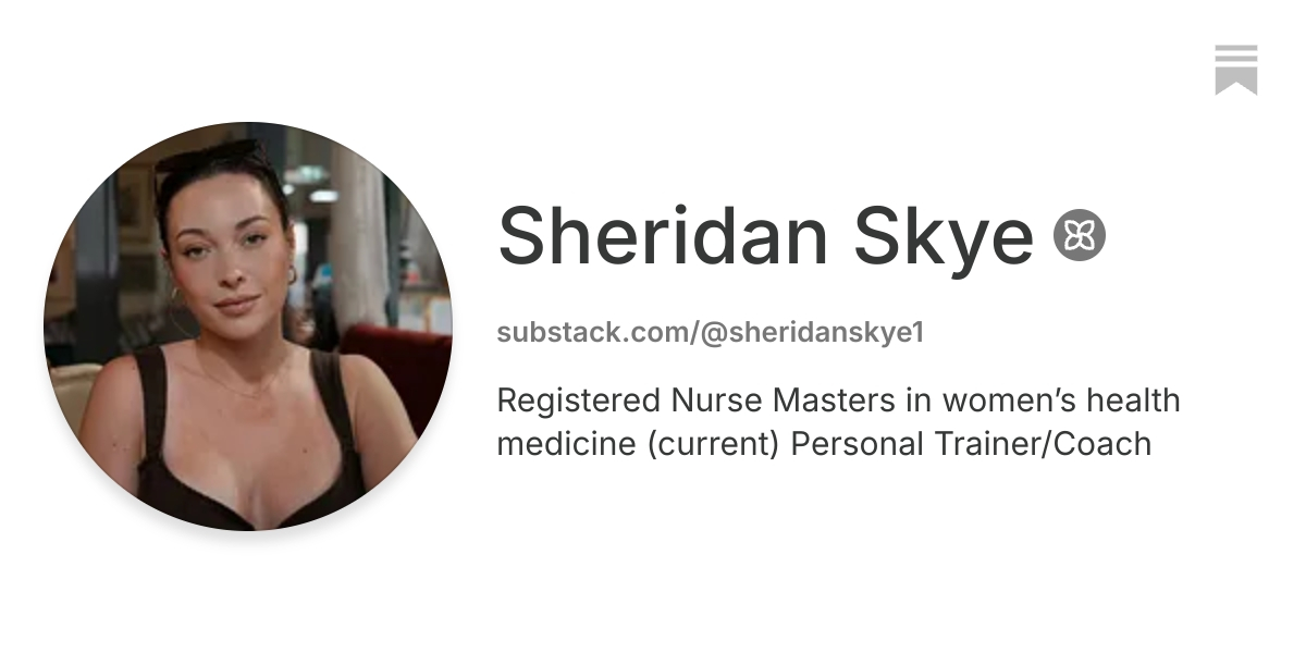 Sheridan Skye | Substack