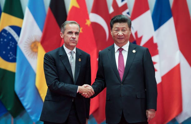 Stephen Taylor on X: "Mark Carney meets Chinese Premier Xi Jinping  https://t.co/xCCmOUjikm" / X