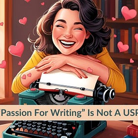 Copywriters: Your "passion for writing" is not a USP
