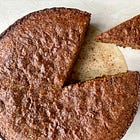 Burnt Miso Chestnut Cake (v)