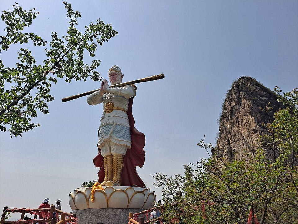 File:Monkey King Statue on Taihang Wuzhi Mountain 1.jpg File:Monkey King Statue on Taihang Wuzhi Mountain 1.jpg