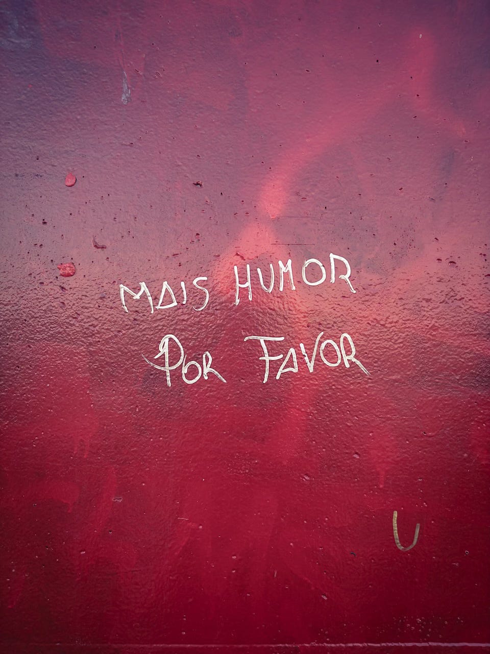 Words on walls: more humour please