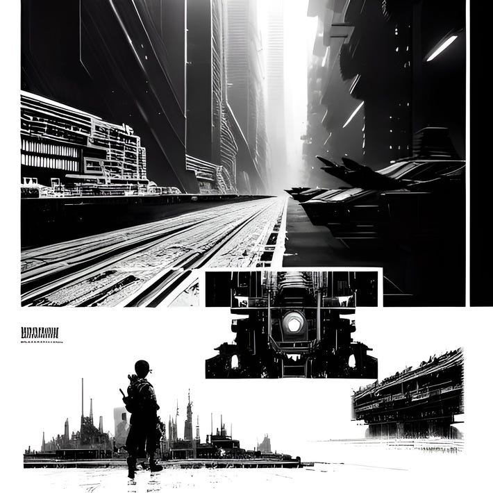 Cyberpunk Graphic Novel - and the devil died screaming