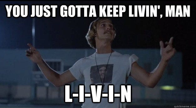 Let me tell you this, the older you do get the more rules they're gonna ...