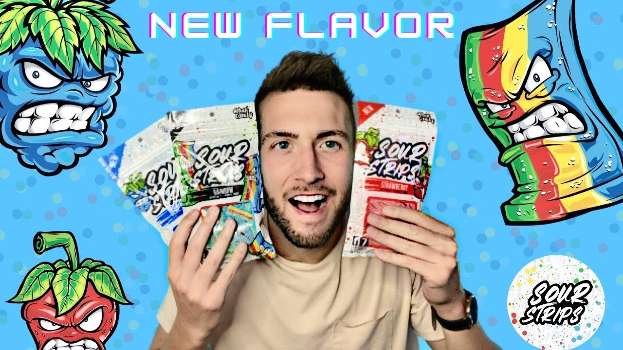 Sour Strips | Sour Candy Review - YouTube