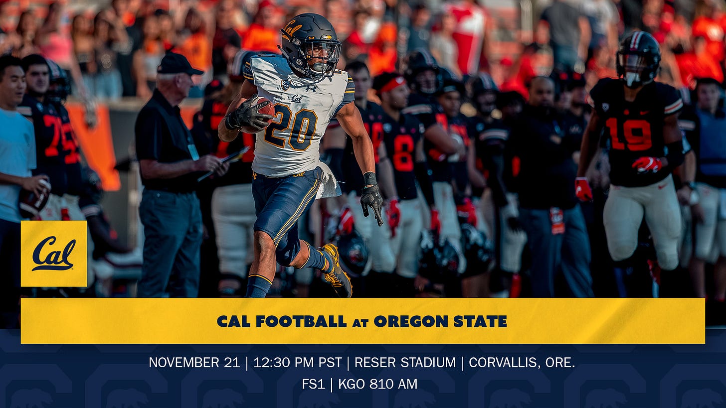 Cal Heads To Corvallis For Matchup With Oregon State Cal Heads To Corvallis For Matchup With Oregon State